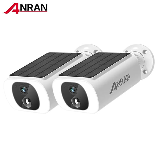 ANRAN Outdoor Wireless WiFi Solar Security Camera – Floodlight with Color Night Vision