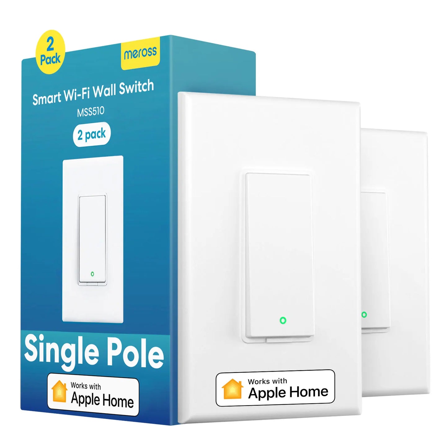 Meross HomeKit WiFi Light Switch – Smart Control with Alexa & Apple HomeKit