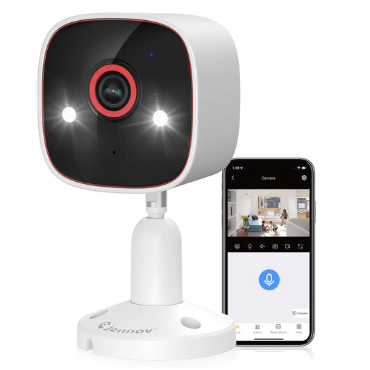 Jennov 2K HD Wireless Security Camera – Indoor & Outdoor Smart Monitoring