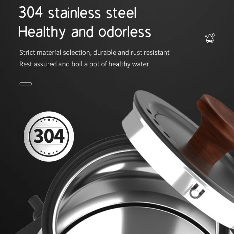 1200W Intelligent Gooseneck Electric Kettle – Constant Temperature Control for Coffee, Tea & Milk Powder