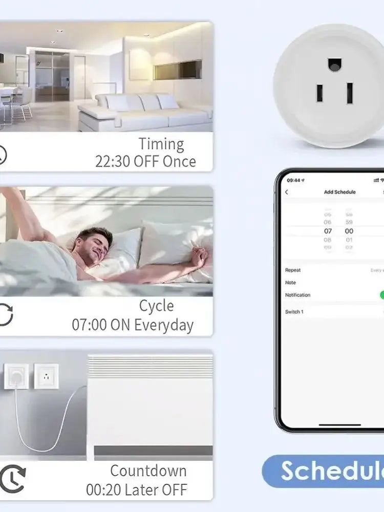 Smart Control Made Simple – Tuya WiFi Plug 10A (US Standard)