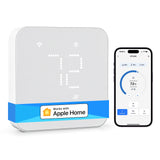 Meross Matter Smart US 24V Wi-Fi Thermostat – Compatible with 95% Heating & Cooling Systems