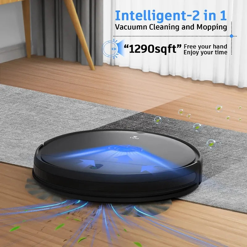 ONSON 2-in-1 Robot Vacuum & Mop Combo – Smart Cleaning for Pet Hair & Hard Floors