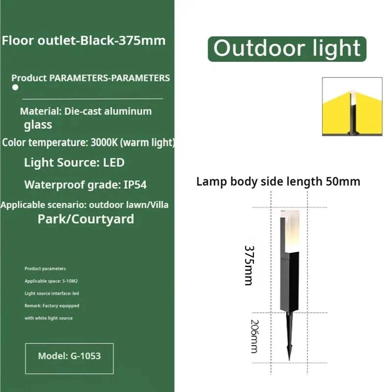 Outdoor LED Courtyard & Landscape Light – Waterproof, Durable & Energy-Efficient