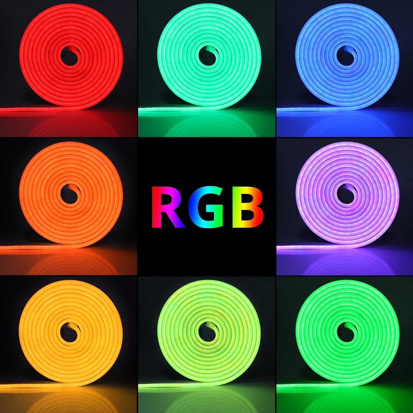LED Neon Light Strip – RGB Waterproof, Tuya Smart Control, Outdoor & Indoor Use