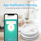 WiFi Tuya Smart Smoke Detector – 80dB Fire Alarm with App Alerts for Home Security