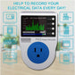 PR10-E US Plug 15A Power Watt Meter – Smart Energy Monitoring for Home Appliances