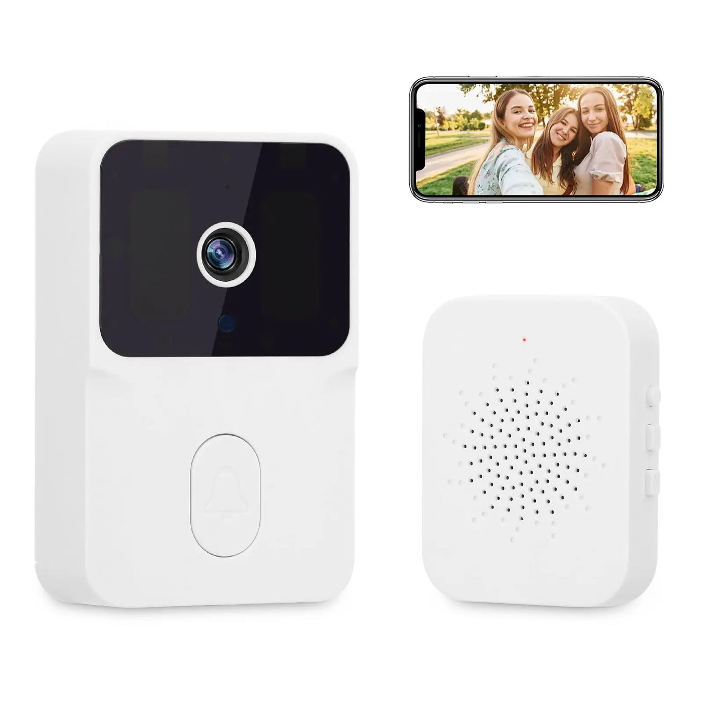 HD Wireless WiFi Video Doorbell – Smart Outdoor Security Camera