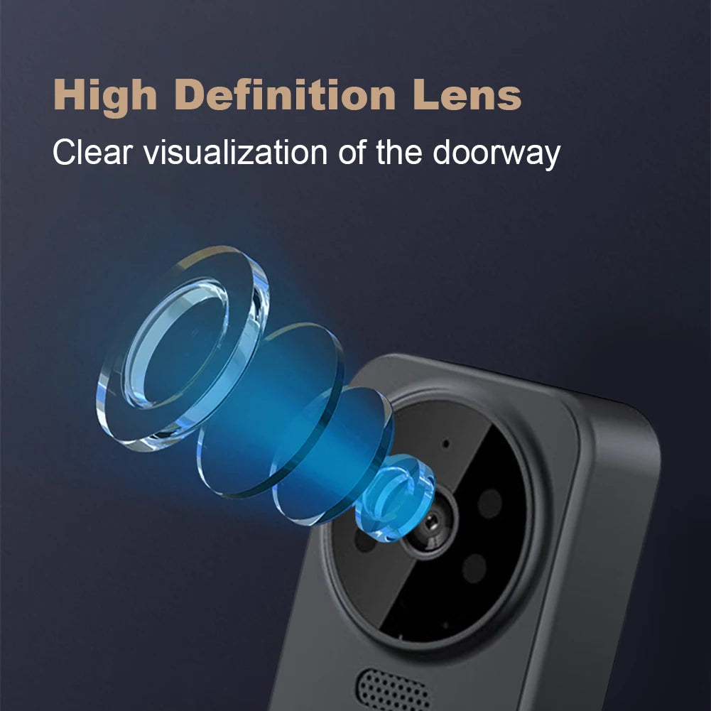 Smart Door Eye Camera – 2.4G WiFi Video Intercom with 4.3” IPS Screen