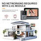 2.4G Wireless Video Intercom Doorbell with 43 Inch IPS Screen and Night Vision for Home Security