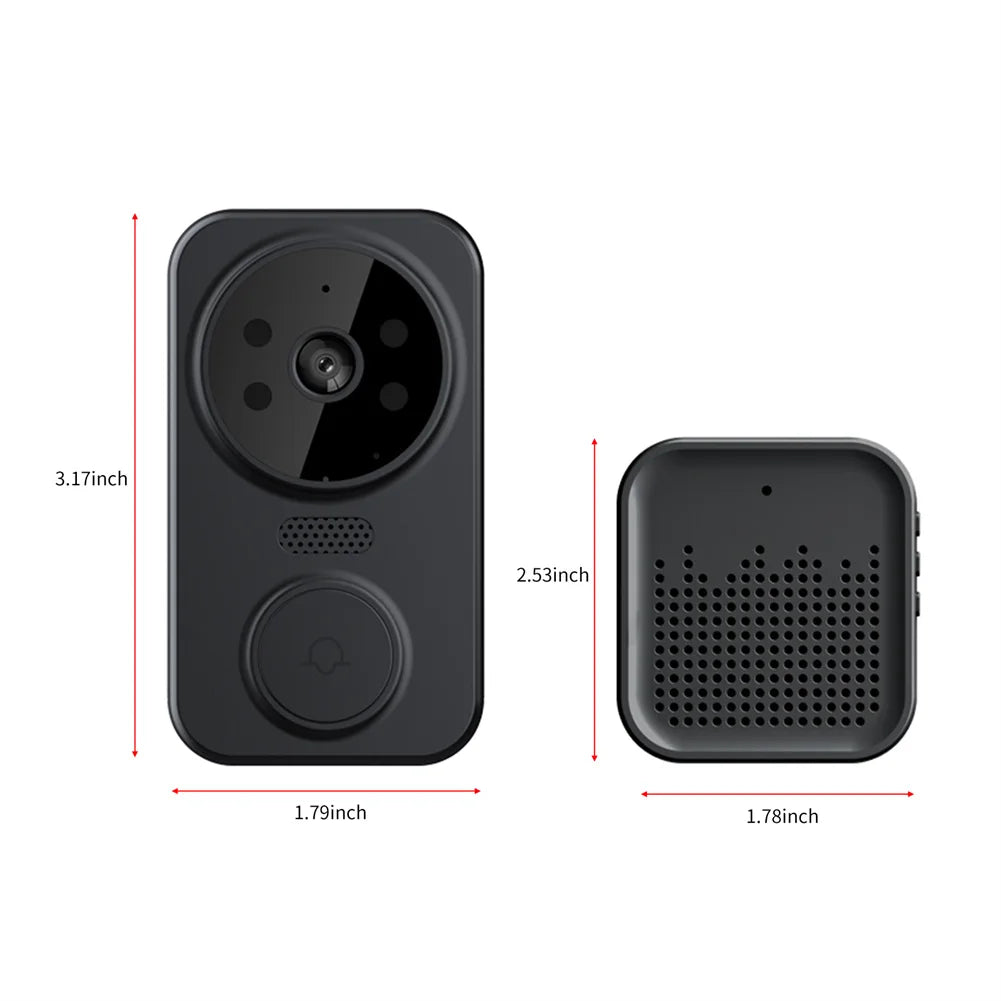 M8 WiFi Smart Visual Doorbell – Remote Monitoring with Night Vision & Intercom