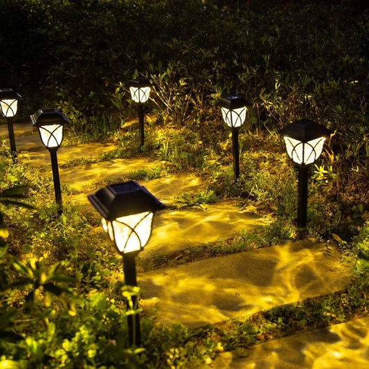 Outdoor Solar Intelligent LED Courtyard Light Automatically Illuminates  8  Outdoor /Props Outdoor Courtyard Light
