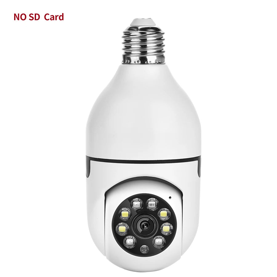 E27 WIFI Bulb PTZ Surveillance Camera Night Vision Full Color Indoor Security Protection Auto Tracking CCTV Baby Monitor Camera
