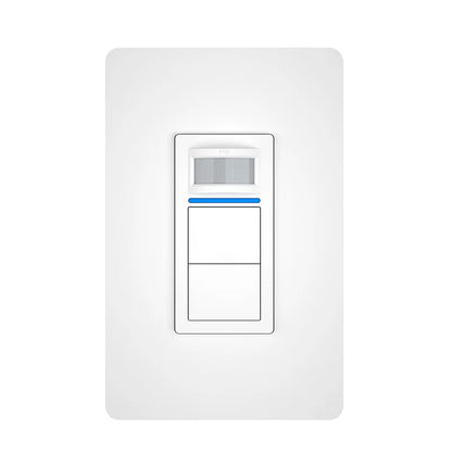 Tuya WiFi Smart PIR Motion Sensor Light Switch – US Standard 1/2 Gang, 15A, Voice Control with Alexa & Google Home