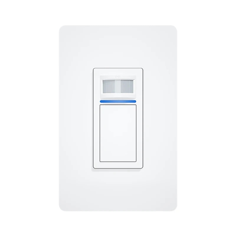Tuya WiFi Smart PIR Motion Sensor Light Switch – US Standard 1/2 Gang, 15A, Voice Control with Alexa & Google Home