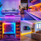 100FT WIFI LED strip lights, music synchronization RGB LED light, with remote control and application.