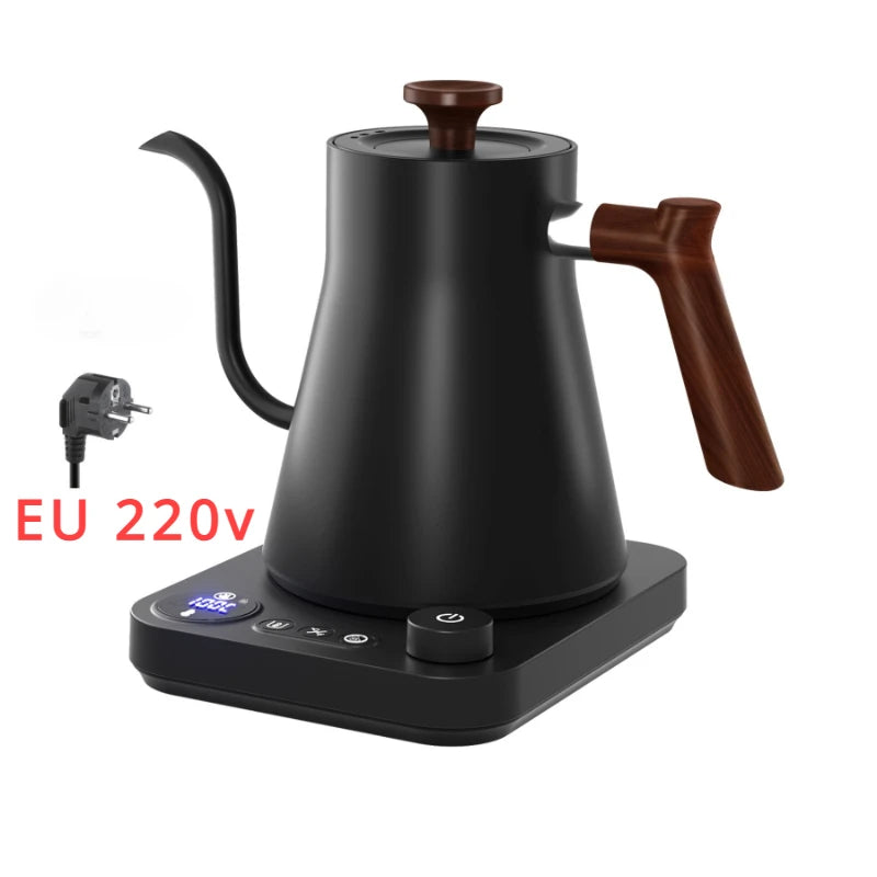 1200W Intelligent Gooseneck Electric Kettle – Constant Temperature Control for Coffee, Tea & Milk Powder