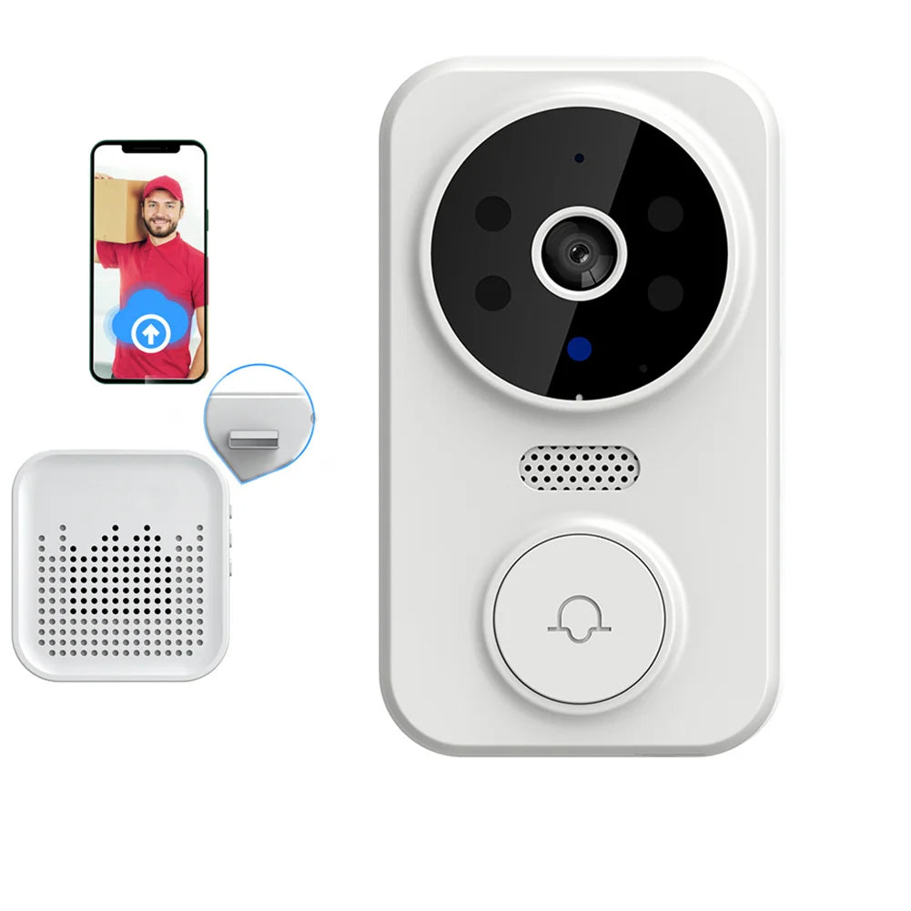 M8 WiFi Smart Visual Doorbell – Remote Monitoring with Night Vision & Intercom