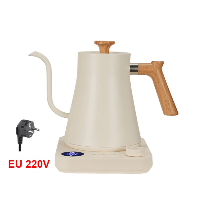 1200W Intelligent Gooseneck Electric Kettle – Constant Temperature Control for Coffee, Tea & Milk Powder