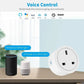 Melery WiFi 20A UK Smart Plug – Mini Smart Socket with Power Monitoring, Timer & Remote Control, Works with Tuya, Alexa & Google Home
