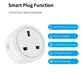 Melery WiFi 20A UK Smart Plug – Mini Smart Socket with Power Monitoring, Timer & Remote Control, Works with Tuya, Alexa & Google Home