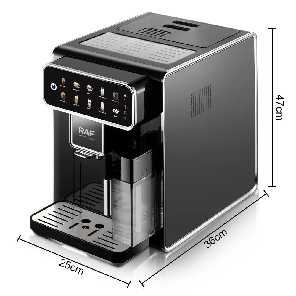 High-End Fully Automatic Coffee Machine – Intelligent Touch Screen Espresso Maker for Home & Commercial Use