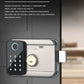 TYSH Tuya Remote Smart Door Lock With Wifi Outdoor Waterproof Double Fingerprint Lock Digital Electronic Card Keyless Smart Lock