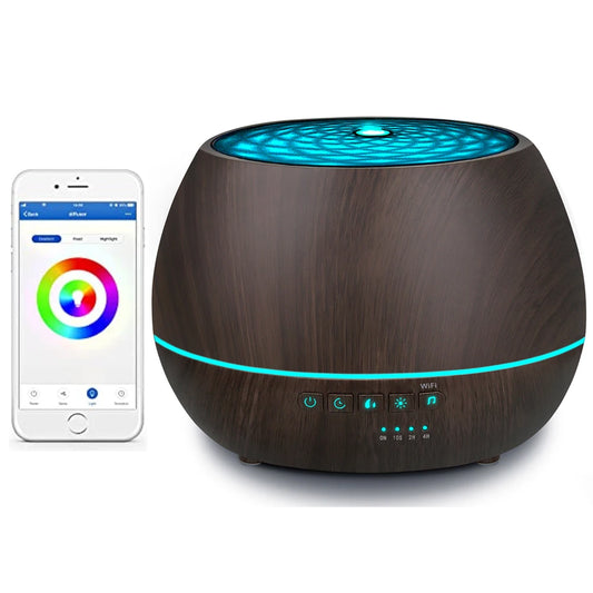 Tuya WiFi Smart Humidifier & Aroma Diffuser – 400ml Ultrasonic Mist Maker with Alexa & Google Control