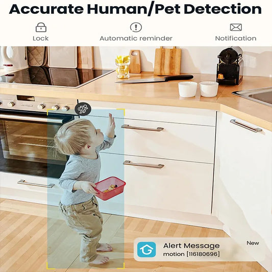 ieGeek 5MP Smart Indoor WiFi Camera – 360° PTZ, Two-Way Talk & Night Vision