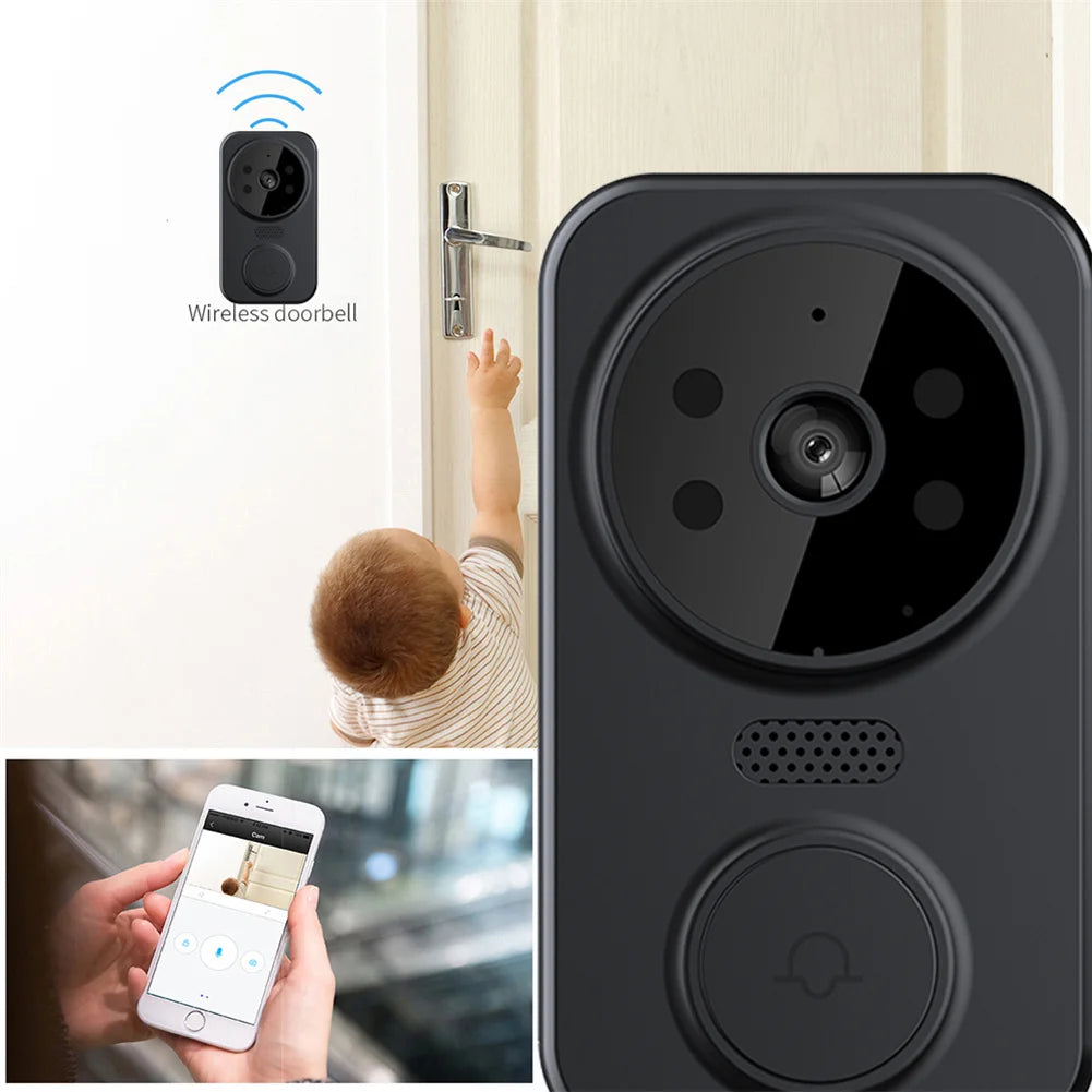 M8 WiFi Smart Visual Doorbell – Remote Monitoring with Night Vision & Intercom