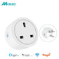 Melery WiFi 20A UK Smart Plug – Mini Smart Socket with Power Monitoring, Timer & Remote Control, Works with Tuya, Alexa & Google Home