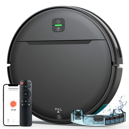 Robot Vacuum Cleaner Combo Mop – 4000PA Suction, WiFi & Voice Control, Auto-Recharge