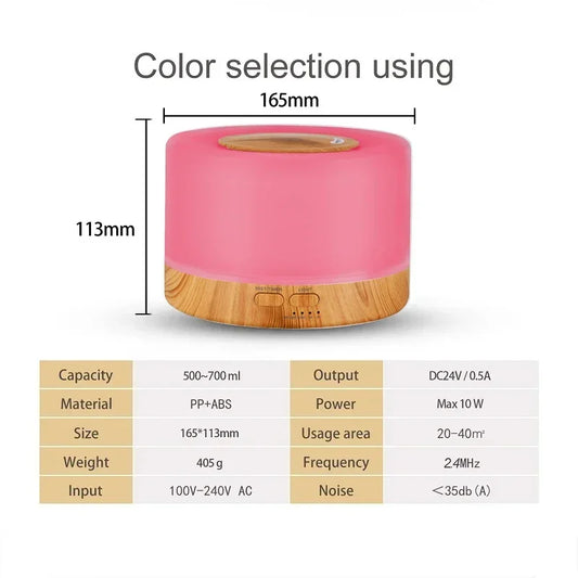 Tuya WiFi Smart Humidifier & Essential Oil Diffuser – Ultrasonic Aromatherapy with Google Home & Alexa