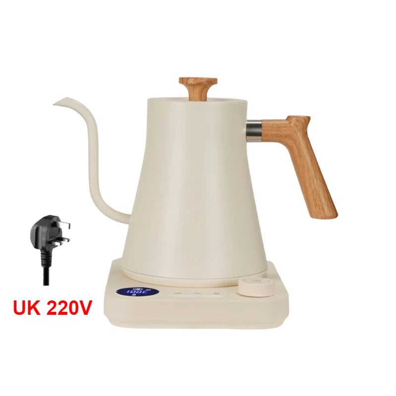 1200W Intelligent Gooseneck Electric Kettle – Constant Temperature Control for Coffee, Tea & Milk Powder