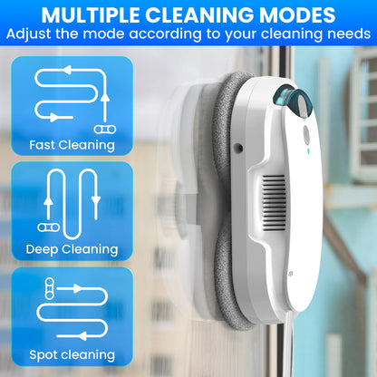 W1 Smart Window Cleaning Robot with Automatic Water Spraying