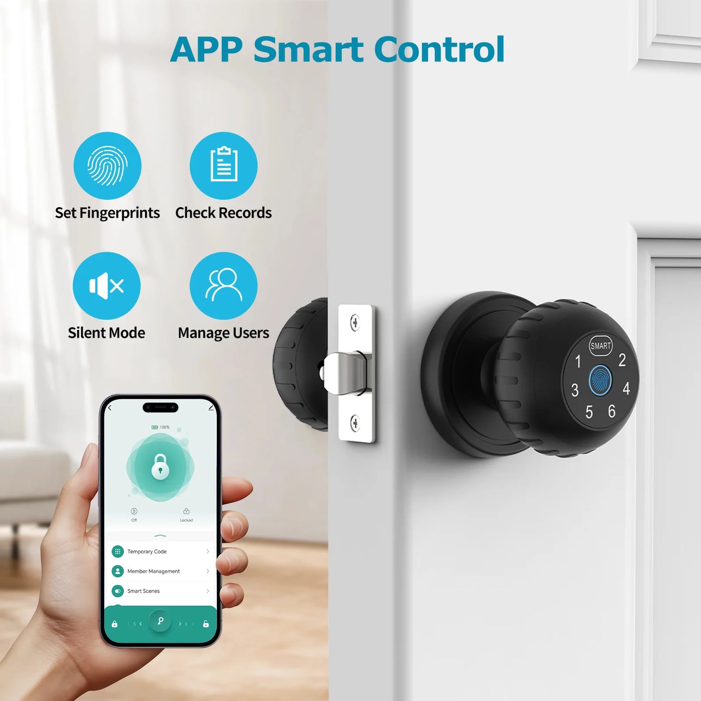 Smart, Secure & Convenient – Viladepot Fingerprint Door Lock
