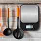 7kg/1g Digital Kitchen Scale – Stainless Steel Precision Food & Coffee Weighing Balance