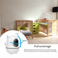 5-Inch Video Baby Monitor with Camera & Audio – Long Battery, Clear Video & Smart Alerts
