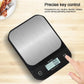 7kg/1g Digital Kitchen Scale – Stainless Steel Precision Food & Coffee Weighing Balance