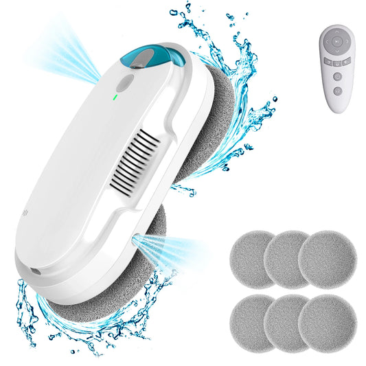 W1 Smart Window Cleaning Robot with Automatic Water Spraying