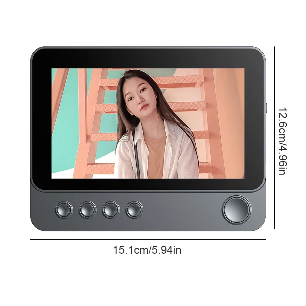2.4G Wireless Video Intercom Doorbell with 43 Inch IPS Screen and Night Vision for Home Security