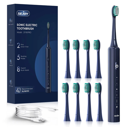 SEJOY Sonic Electric Toothbrush – Teeth Whitening & Gum Care