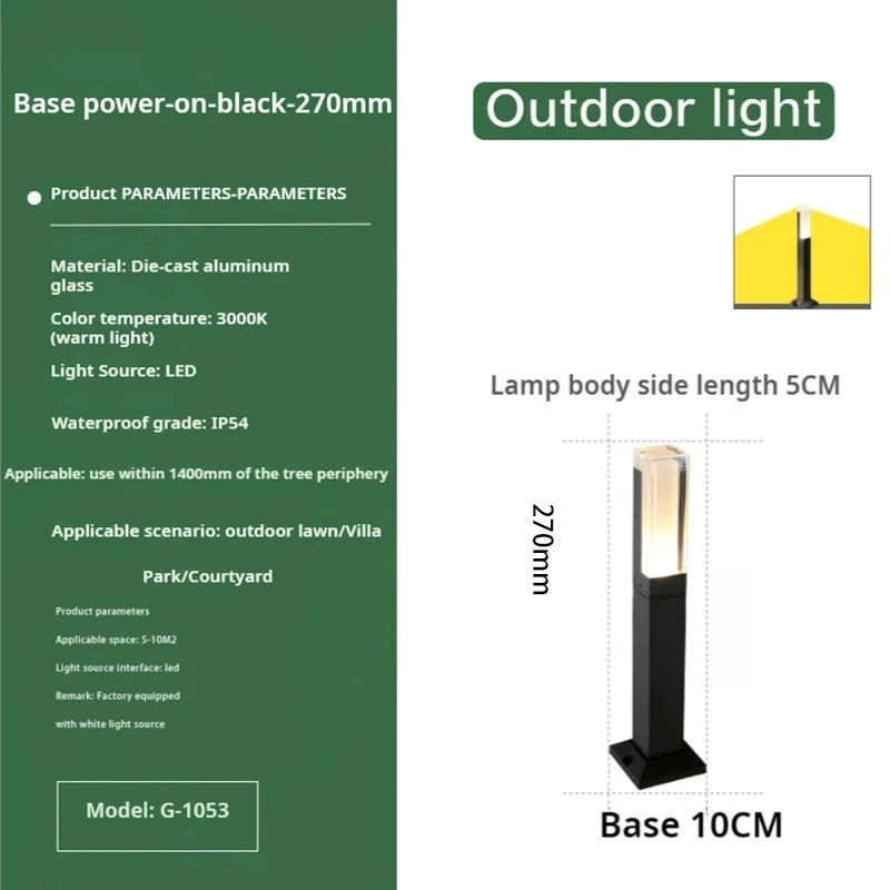Outdoor LED Courtyard & Landscape Light – Waterproof, Durable & Energy-Efficient