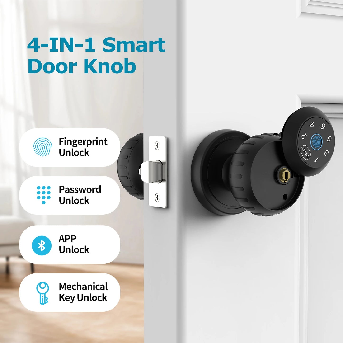 Smart, Secure & Convenient – Viladepot Fingerprint Door Lock