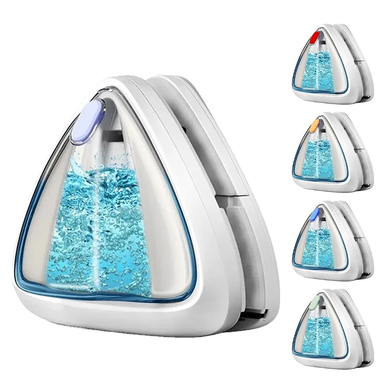 Magnetic Window Cleaner – Double-Sided Water-Filled Glass Cleaner with 10 Sponges (3–8mm Windows)