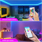 100FT WIFI LED strip lights, music synchronization RGB LED light, with remote control and application.