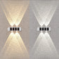 4Pcs Solar Wall Lights with Smart Light Sensor – Outdoor LED Lights, 8H Illumination, Auto On/Off for Garden Fence Pathway
