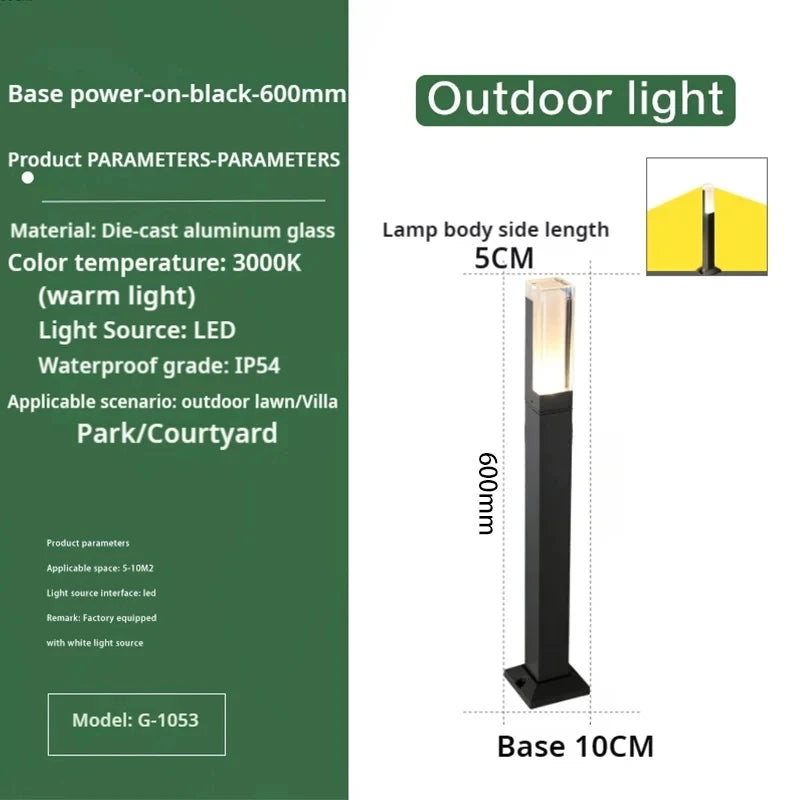 Outdoor LED Courtyard & Landscape Light – Waterproof, Durable & Energy-Efficient