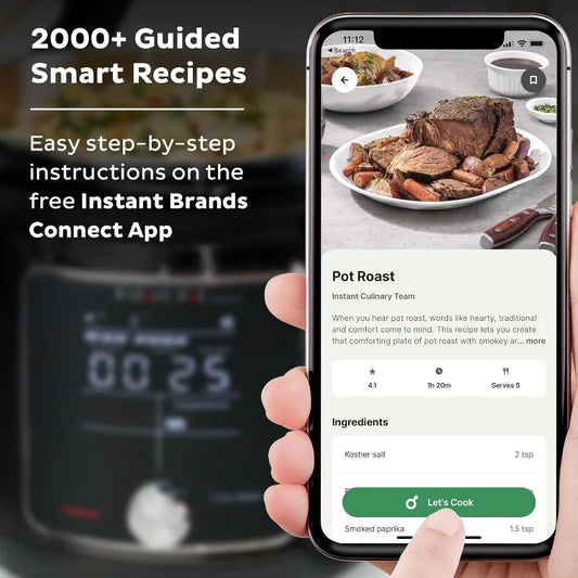 Instant Pot Pro Plus Wi-Fi Smart 10-in-1 Multi-Cooker – Pressure Cooker, Slow Cooker, Rice Cooker & More