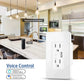 Melery Brazil WiFi Smart Wall Socket with USB – Tuya Smart Life App, Voice Control with Alexa & Google Home